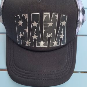 Black "MAMA" Trucker Hat - Kids Accessories